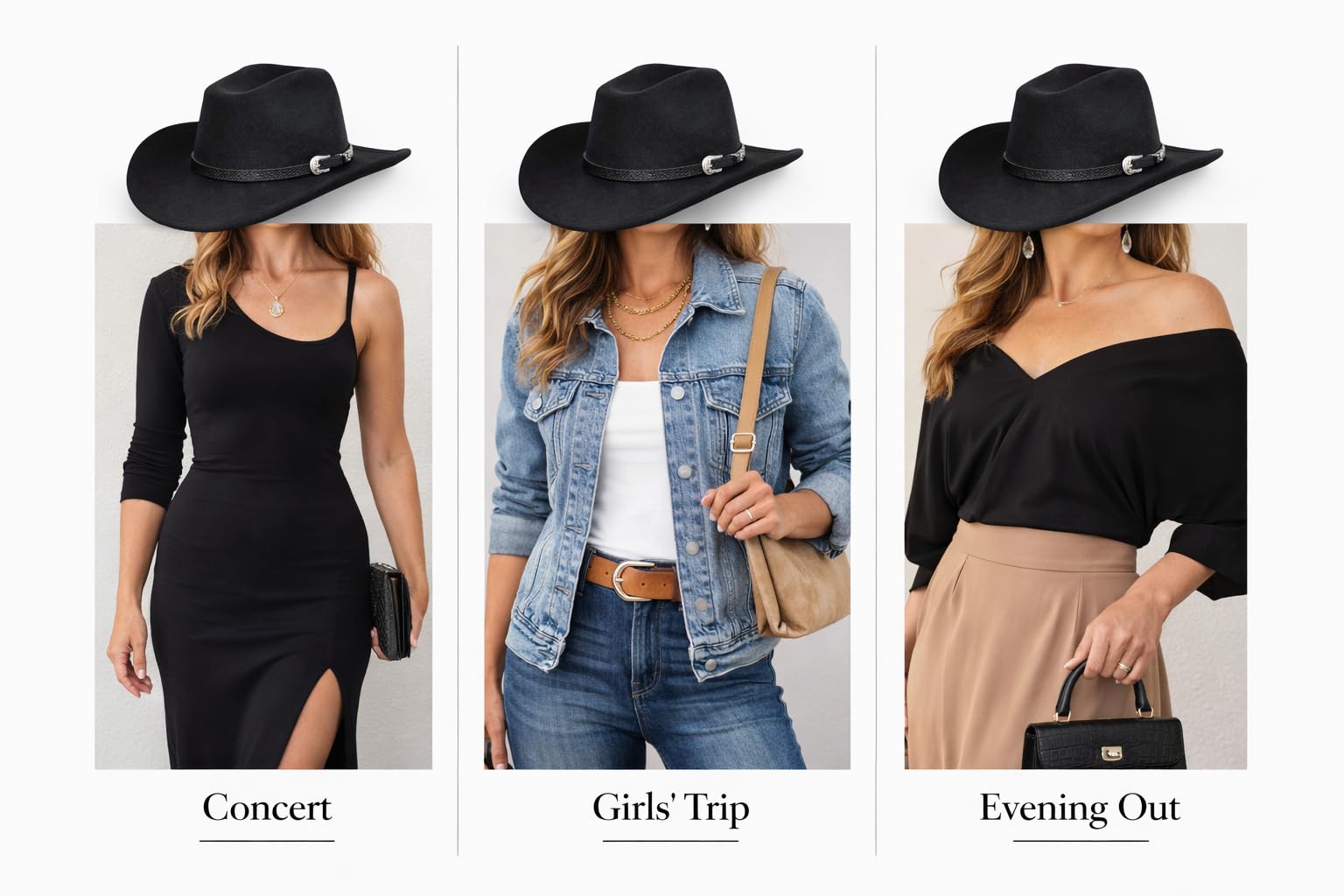 ✨ Midnight Western Hat