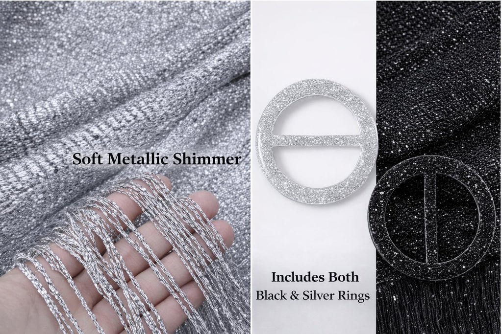 ✨ Metallic Shimmer Wrap